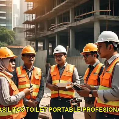 Pekerja Proyek Istana Bogor Puji Fasilitas Toilet Portable
